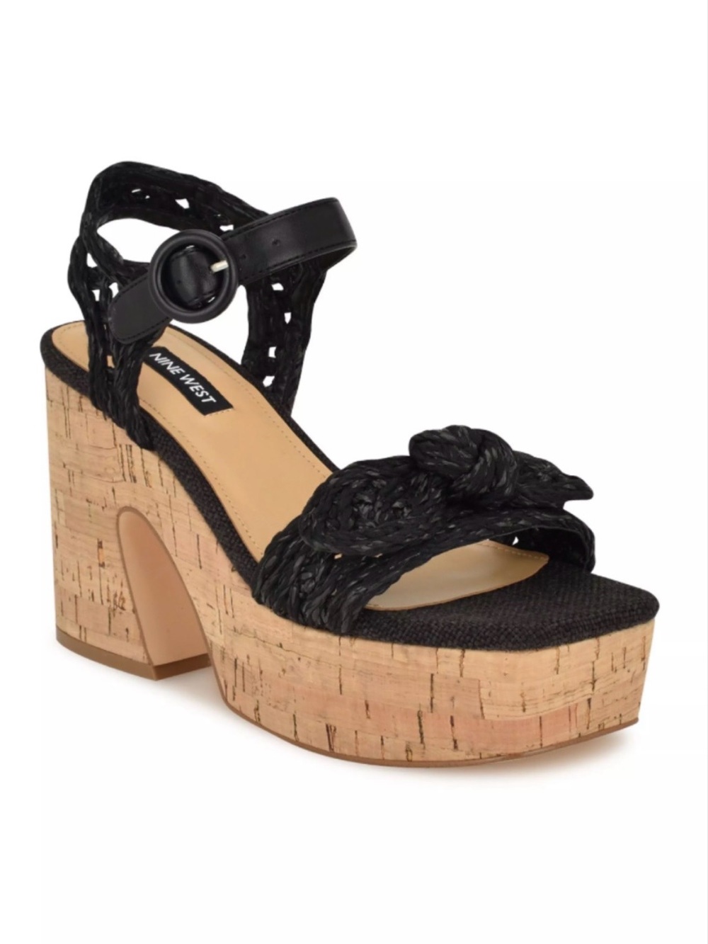 Nine West Comeile platform sandal Sz 9 new in box